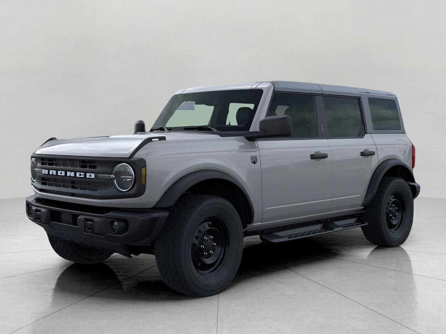 2026 Ford Bronco Big Bend 4 Door 4x4 in Avalanche Gray — front three-quarter view