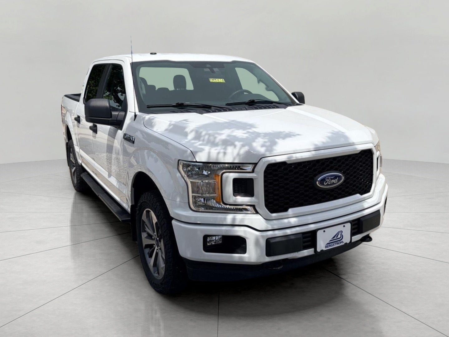 2019 Ford F-150 XL in Oxford White — front three-quarter view