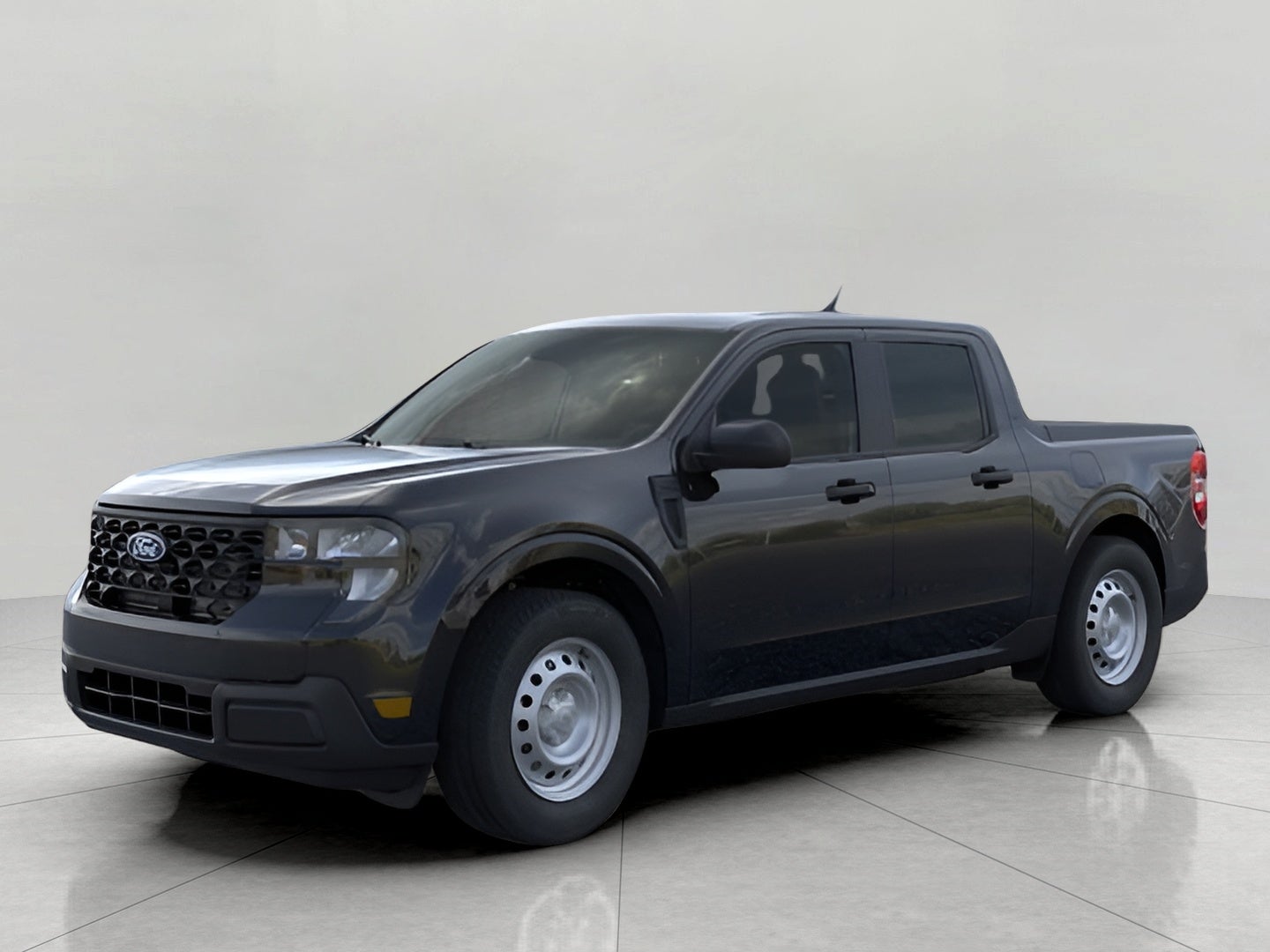 2026 Ford Maverick XL AWD SuperCrew in Shadow Black — front three-quarter view