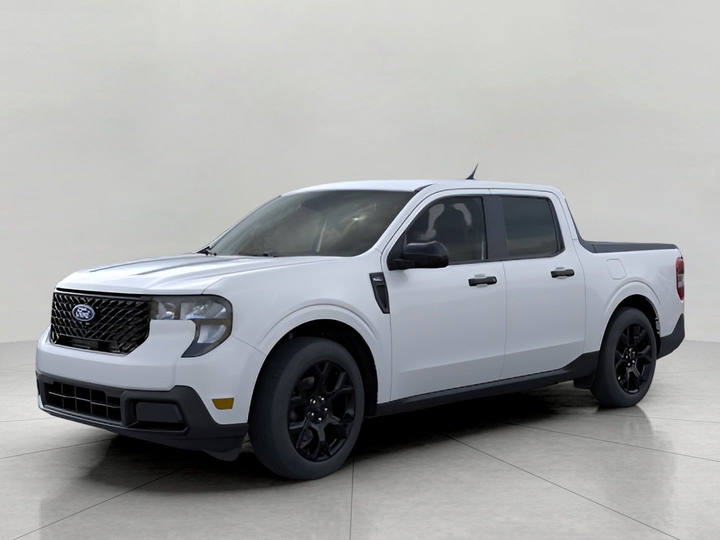 2026 Ford Maverick XLT AWD SuperCrew in Oxford White — front three-quarter view