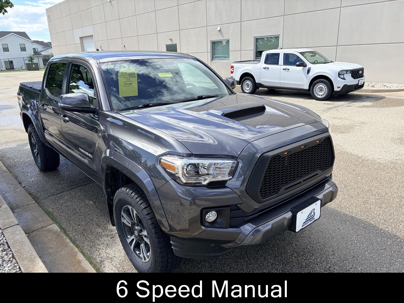 2017 Toyota TACOMA TRD SPORT in Magnetic Gray Metallic — front three-quarter view